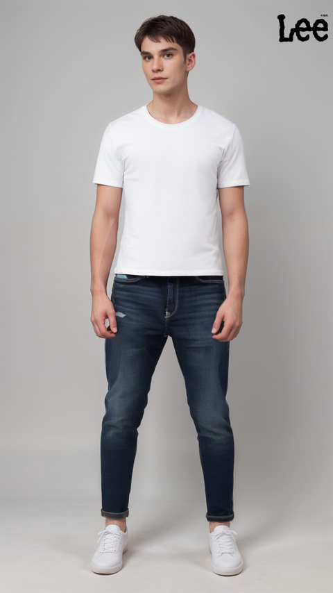 Lee Men's Dark Blue Slim Straight Jeans | Lee in Lebanon