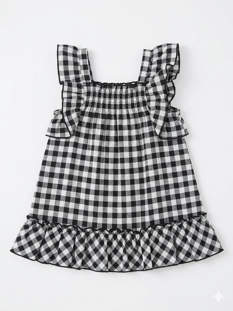 Charanga Baby Girl's Black & White Dress | Charanga In Lebanon