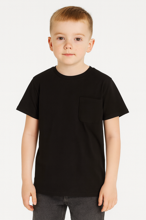 Sinsay Boy's Black T-Shirt With pocket | Sinsay In Lebanon