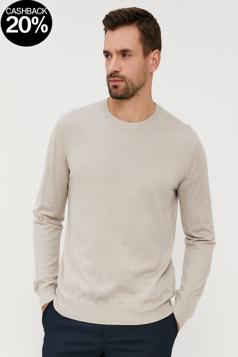 Reserved Men's Gray Long Sleeve Sweatshirt |Reserved In Lebanon