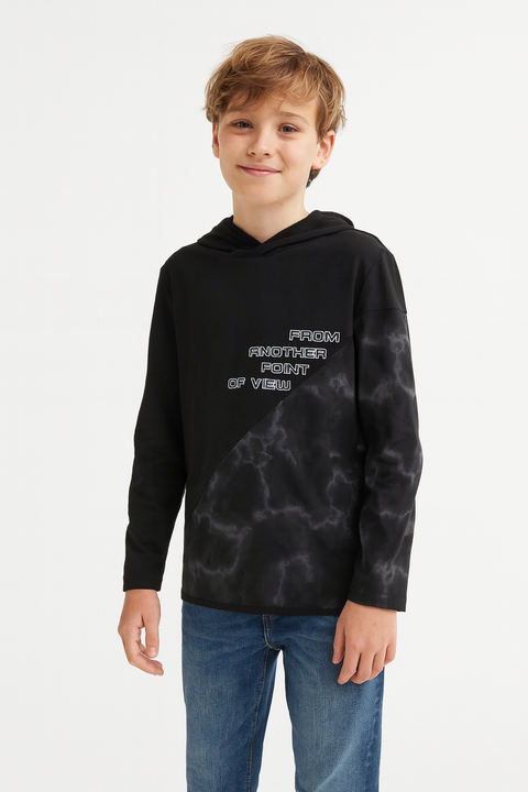 S.Oliver Boy's Black Hoodie |S.Oliver in Lebanon