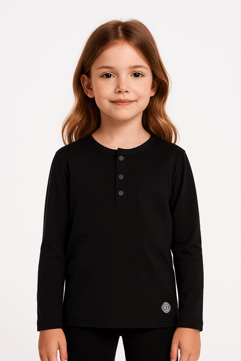 S.Oliver Girl's Black Long-Sleeve Blouse |S.Oliver in Lebanon