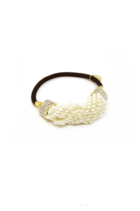 SD Women's Pearl Cluster Ponytail Holder | SD in Lebanon