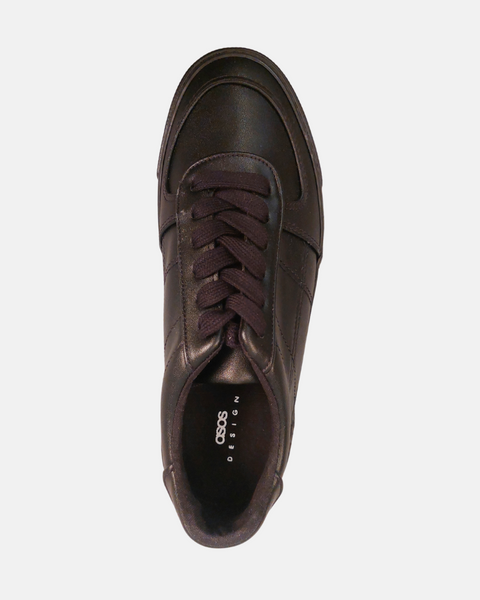 ASOS Design Men's Black Sneakers   AMS391 SHR