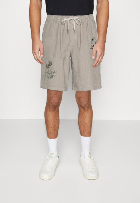 Redefined Rebel Men's Beige Ribbed Short | Redefined Rebel In Lebanon