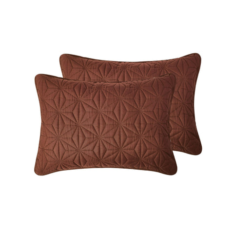 VCNY Home Kaleidoscope 3-Piece Orange Geometric Quilt Set ,King | VCNY Home In Lebanon