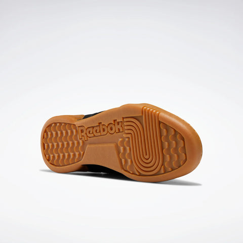 Reebok Boy's Black Leather Workout Plus Sneaker |  Reebok In Lebanon