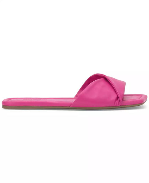 On 34th Women's Fuchsia Catryn Slide Flat Sandals | On 34th In Lebanon