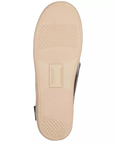 Isotoner Men's Sand Trap Plaid Fleece Cameron Moccasin Slippers | Isotoner In Lebanon