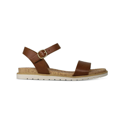 Style & Co Women's Brown Mattie Ankle Strap Open Toe Slingback Sandals | Style & Co In Lebanon