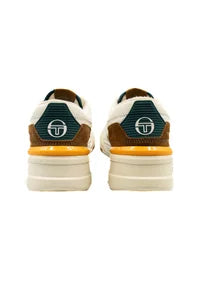 Sergio Tacchini Men's White and Brown BB Court LO Sneakers | Sergio Tacchini In Lebanon