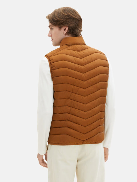 Tom Tailor Men's Brown Vest | Tom Tailor In Lebanon