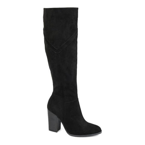 Journee Collection Kyllie Women's Riding Boots, Size: 6.5 Wc, Black