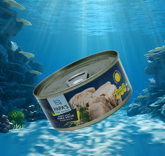 Papa’s White Tuna In Water Oil 150g