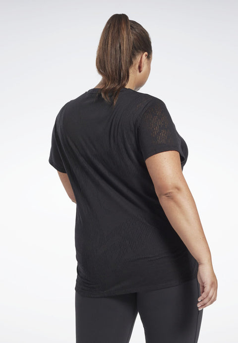 Reebok Women's Black T-Shirt ABF896(ft5)shr
