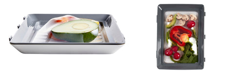 Fresh & Clik Multicolor Storage Dishes With Integrated Foil 2pcs | Fresh & Clik In Lebanon