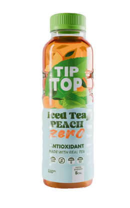 TipTop Drink Ice Tea Peach Zero 330ml |TipTop  In Lebanon