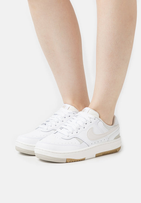 Nike Women's White & Light Bone Gamma Force Sneakers |Nike In Lebanon
