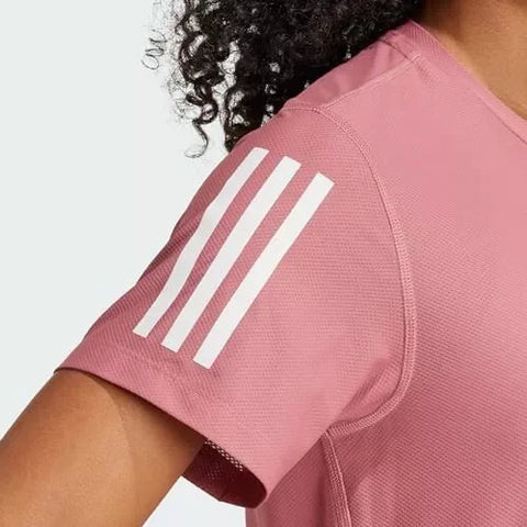 Adidas Women's Dusty Rose Own the Run Short Sleeve T-Shirt| Adidas in Lebanon