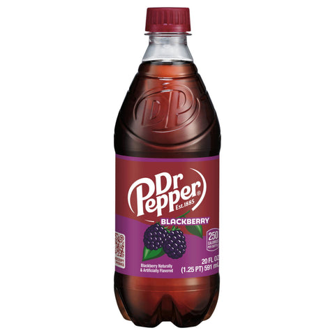 Dr.Pepper Blueberry Soda Bottle 591ml