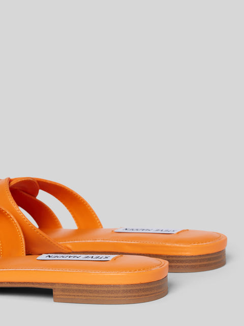 Steve Madden Women's Orange Vcay Leather Slipper |Steve Madden In Lebanon