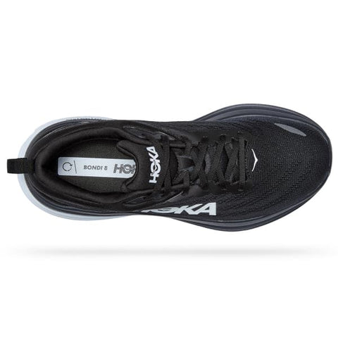 Hoka Men's Black Bondi 8 Logo Printed Lace Up Sneakers | Hoka In Lebanon