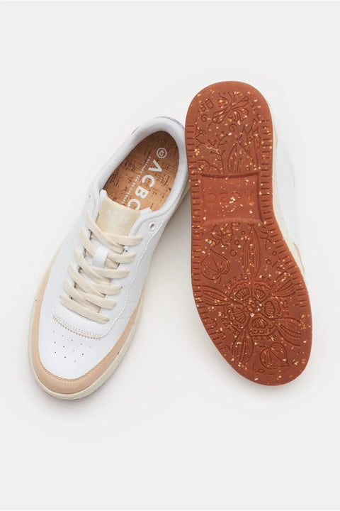 ACBC Men's White & Beige Evergreen Retro Sneaker | ACBC In Lebanon