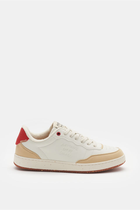 ACBC Women's White & Beige Evergreen Retro Sneakers | ACBC In Lebanon