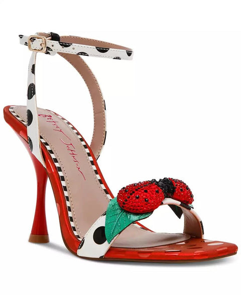Betsey Johnson Women's Multicolor Lolla Ladybug High-Heel Dress Sandals |Betsey Johnson In Lebanon