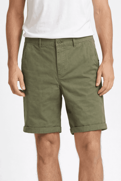 Celio Men's Green  Cotton Solid Shorts  | Celio in Lebanon