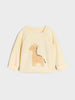Sinsay Girl's Cream sweatshirt AYA