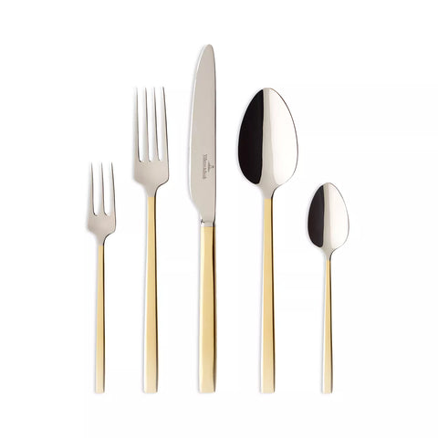 Villeroy & Boch Gold & Silver Classic 5 Pc. Place Setting Cutlery Set | Villeroy & Boch In Lebanon