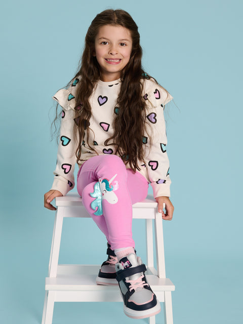 Sinsay Girl's Pink Unicorn Leggings | Sinsay In Lebanon