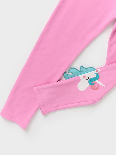 Sinsay Girl's Pink Unicorn Leggings | Sinsay In Lebanon