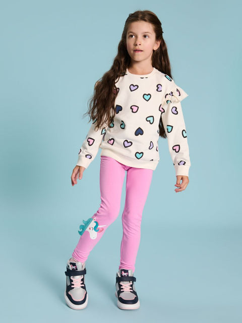 Sinsay Girl's Pink Unicorn Leggings | Sinsay In Lebanon
