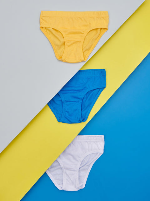Sinsay Baby Boy's Yellow/Blue/White Set Of 3 Briefs | Sinsay In Lebanon