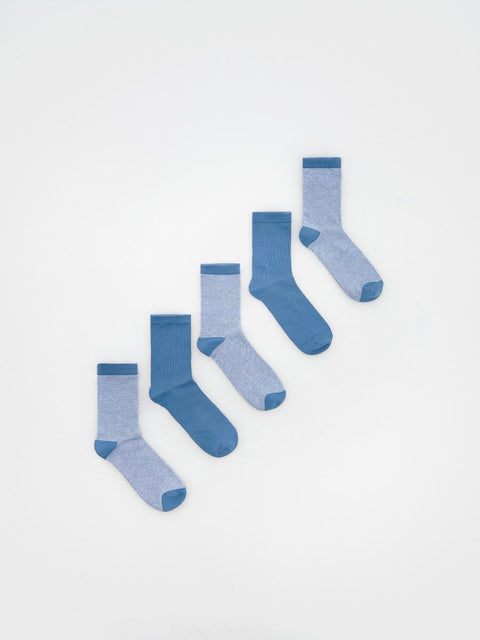 Reserved Boy's Blue 5 Pack Socks | Reserved In Lebanon