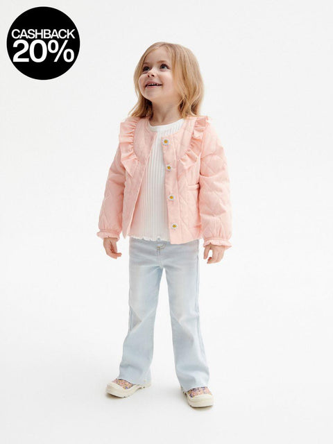 Reserved Baby Girl's Blush Puffer Jacket | Reserved In Lebanon