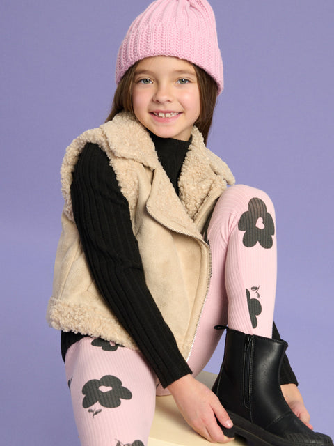Sinsay Girl's Rose Leggings With Floral Print | Sinsay In Lebanon