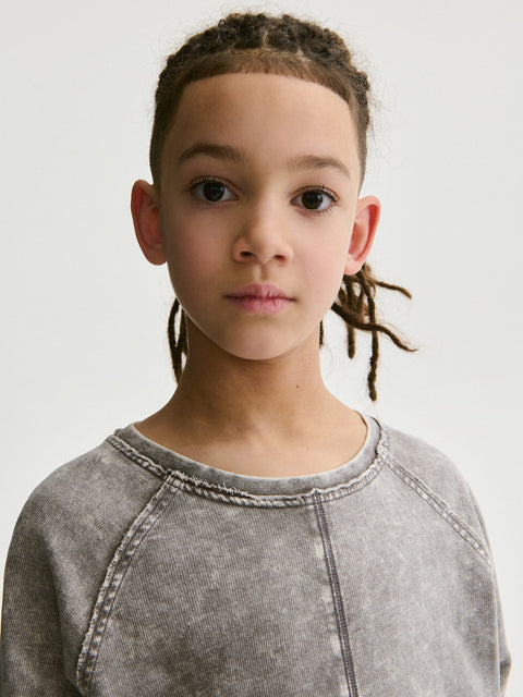 Reserved Boy's Light Grey Oversized Sweater With A Faded Effect | Reserved In Lebanon