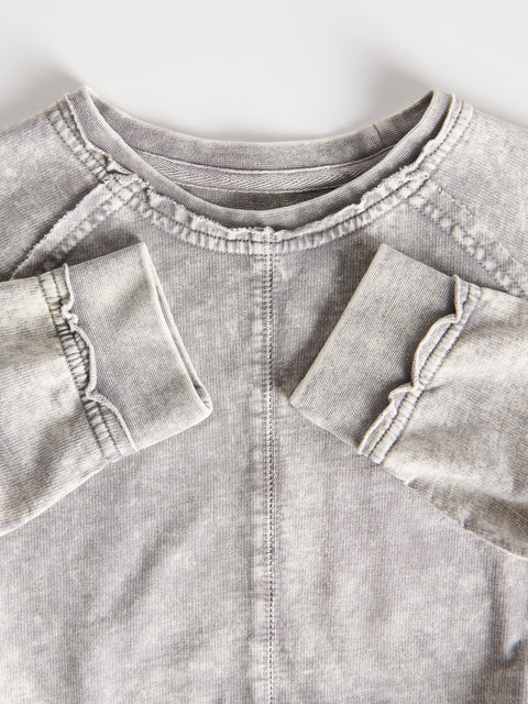 Reserved Boy's Light Grey Oversized Sweater With A Faded Effect | Reserved In Lebanon