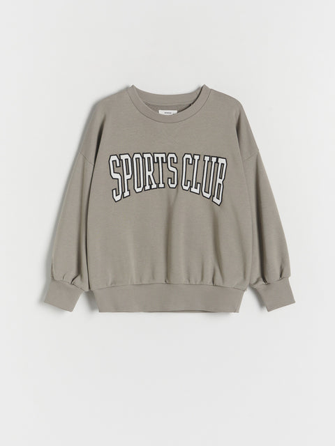 Reserved Boy's Khaki Oversized Sweatshirt | Reserved In Lebanon