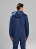 Sinsay Men's Navy Small Chest Logo Print Jacket