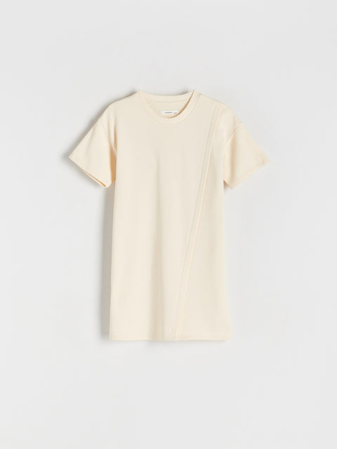 Reserved Girl's Beige Cotton Dress | Reserved In Lebanon