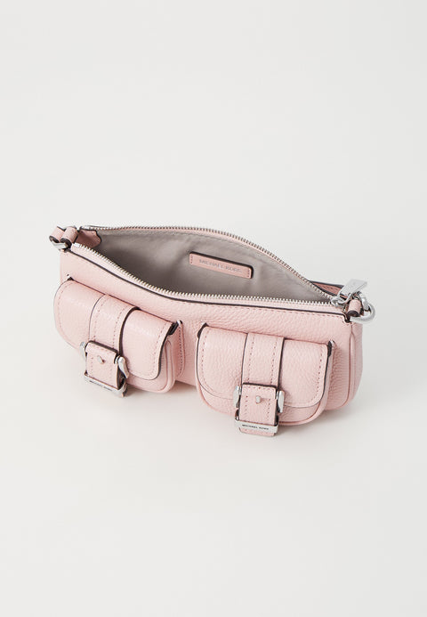 Michael Kors Women's Light Pink Zoe Small Leather Convertible Shoulder Bag|Michael Kors In Lebanon