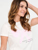 Sinsay Women's White & Pink Bow Print Cotton Two Piece Pajamas Set | Sinsay In Lebanon