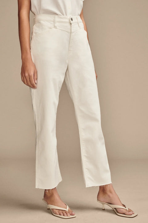 Lucky Brand Women's Off Whites 90s Loose High Rise Crop Jeans | Lucky Brand In Lebanon