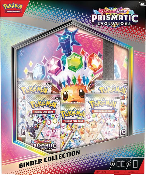 Pokémon TCG Scarlet & Violet Prismatic Evolutions Binder Collection | Pokémon In Lebanon