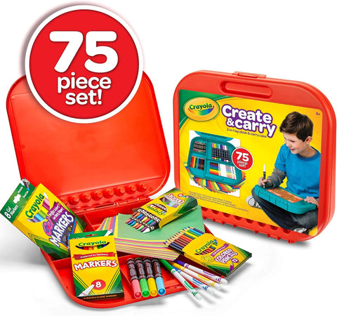 Crayola Create 'N Carry Art Set, 75 Pieces |Crayola In Lebanon