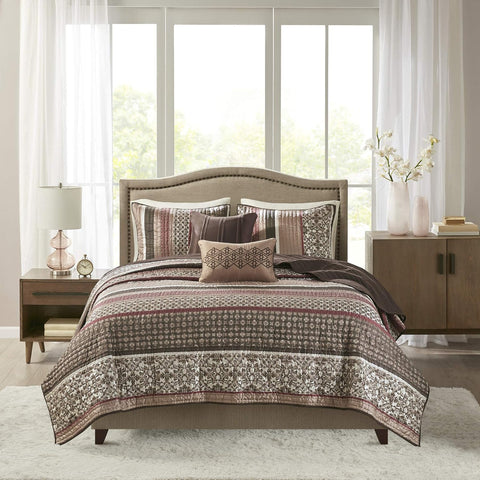 Madison Park Multicolor Princeton 5 Piece King Quilted Coverlet Set |Madison Park In Lebanon